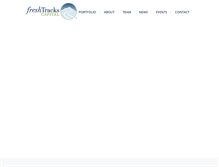 Tablet Screenshot of freshtrackscap.com